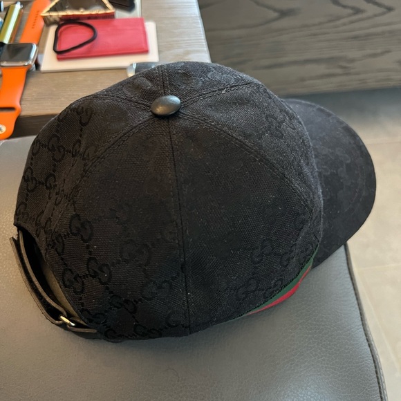 Original Gucci Canvas Baseball Hat with web 2021 - Picture 2 of 3